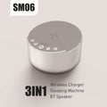 3-in-1 Smart White Noise Bluetooth Speaker & 15W Wireless Charger | Sleep Sounds, Music & Fast Charging — Eliza & Tuan