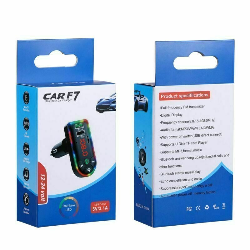 Car Bluetooth 5.0 FM Transmitter | MP3 Player | 3.1A Fast Charger | Radio Adapter — Prime Trend Market