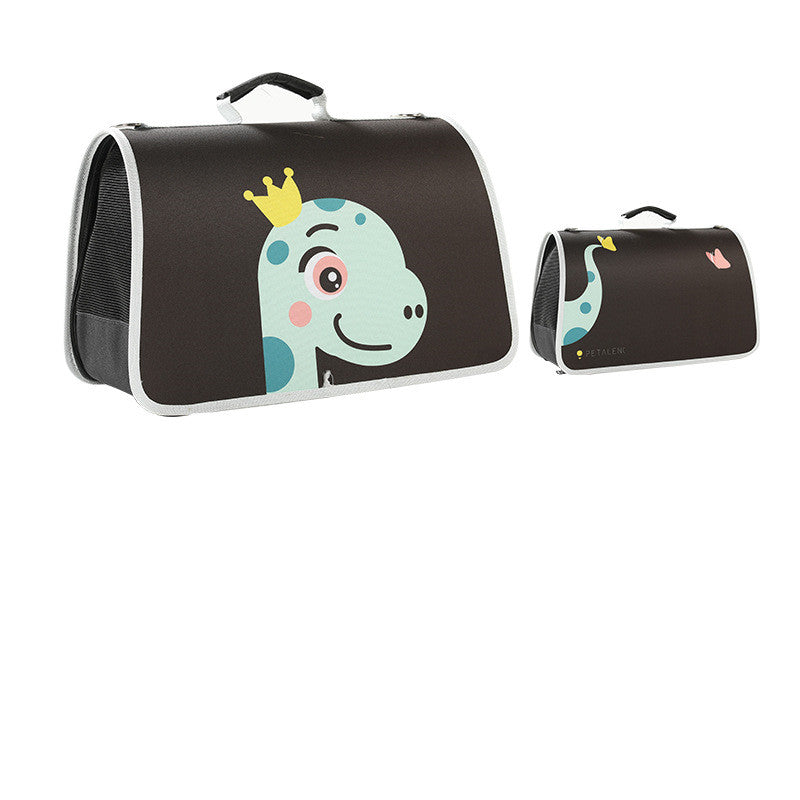 Luxury Pet Carrier Bag – Cute Foldable Cat & Small Dog Shoulder Bag — Prime Trend Market