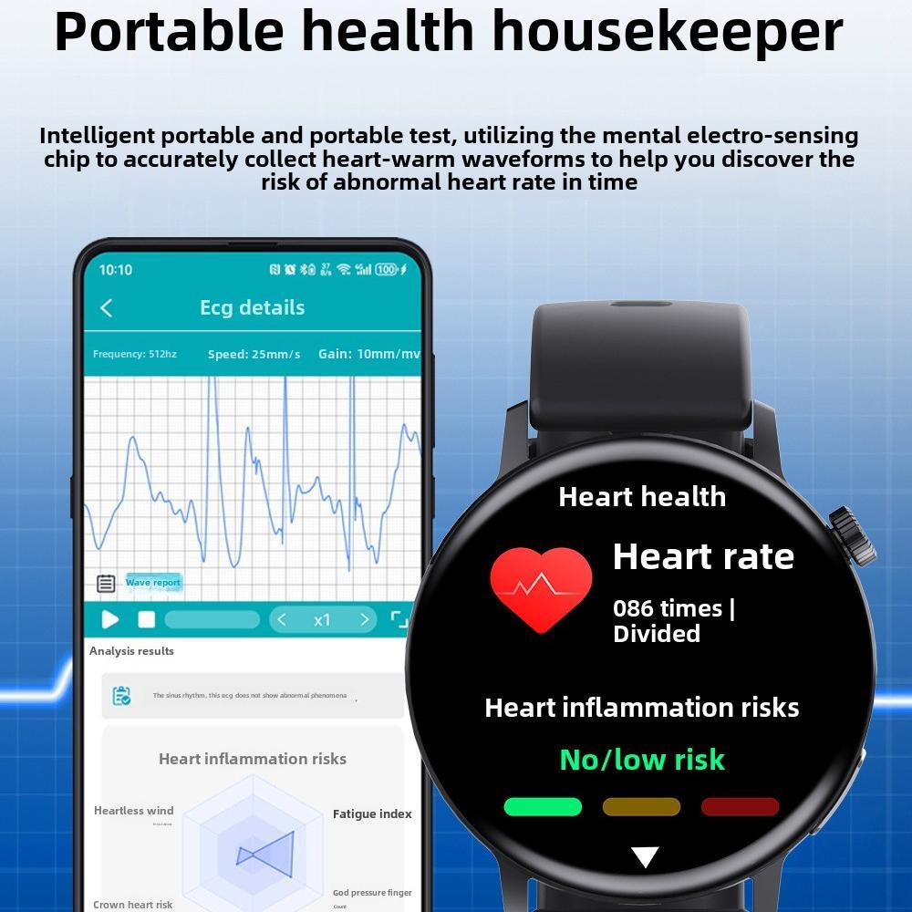Advanced Health Monitoring Smartwatch — Non-Invasive Blood Glucose, ECG, Blood Pressure & More — Prime Trend Market