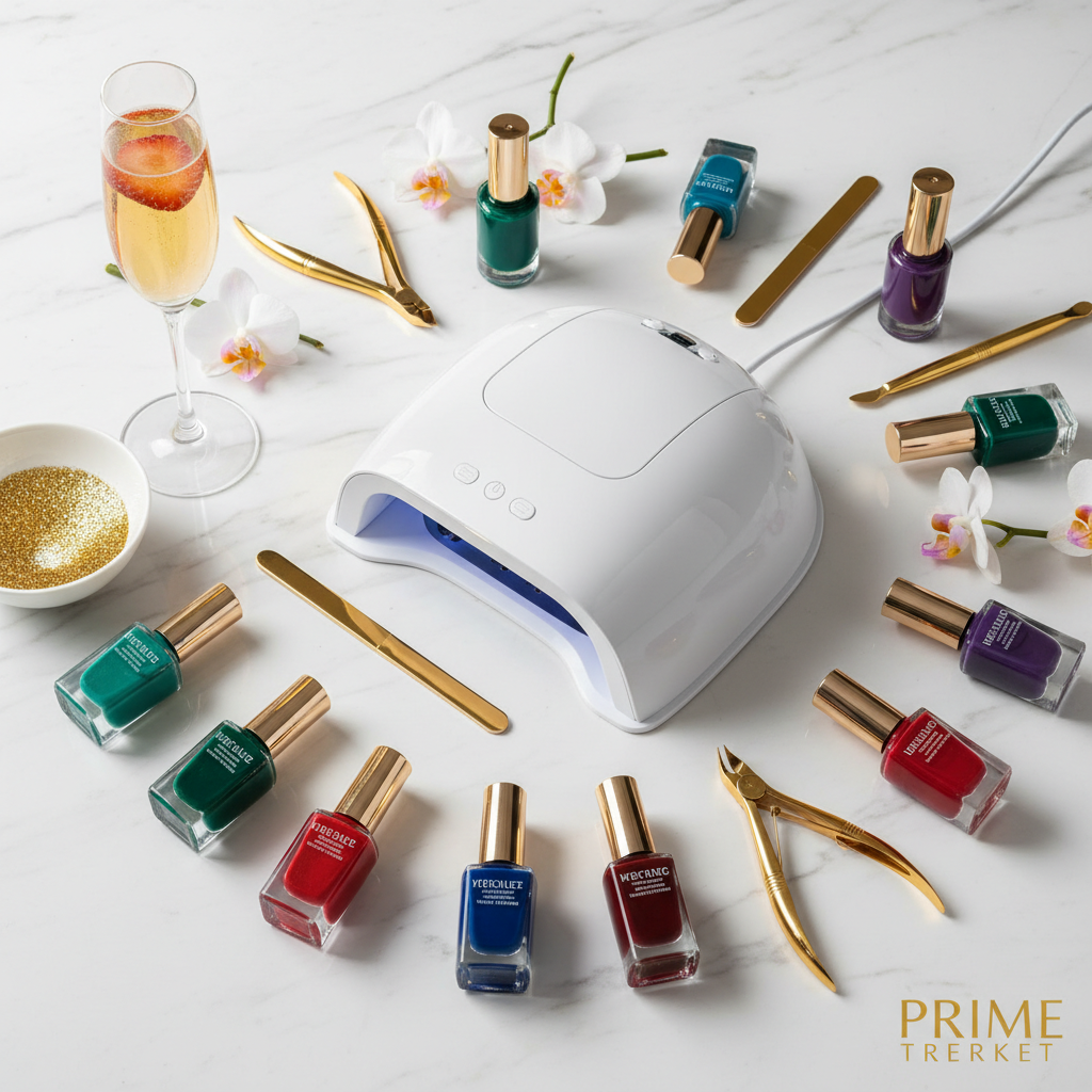 UV LED Nail Lamp | 72-81 Beads | Auto Sensor | 4 Timer Settings | Professional Gel Polish Dryer — Prime Trend Market