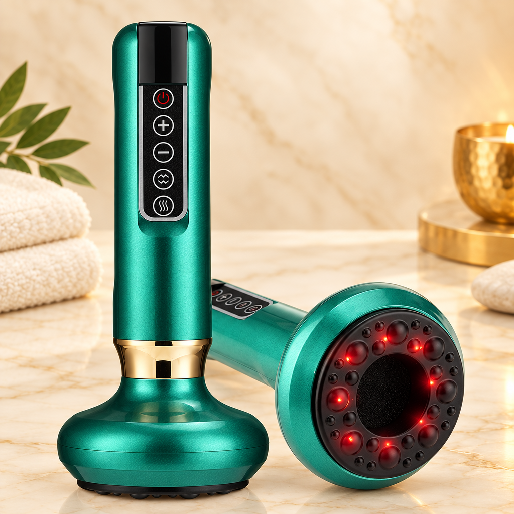 Clean studio image of the electric vacuum cupping massager
