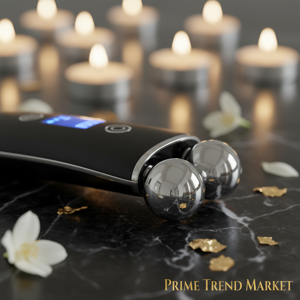 5-in-1 Micro Current Facial Lifting Roller — EMS V-Face Tightening & Rejuvenation Beauty Device — Eliza & Tuan