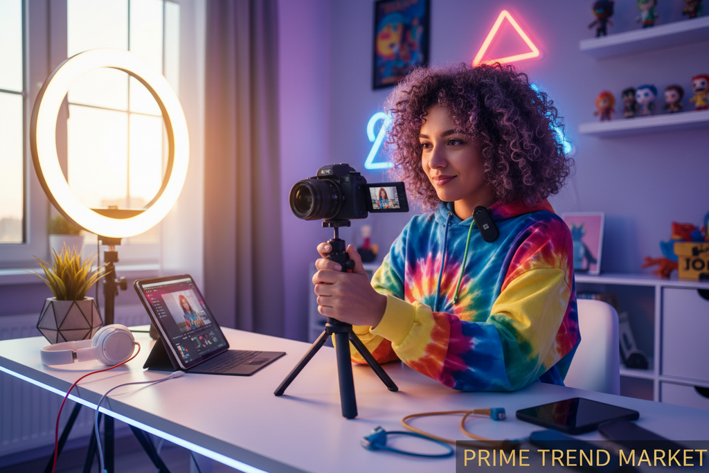 Content Creator Audio Kit | Wireless Clip-On Mic + 4K Vlogging Camera