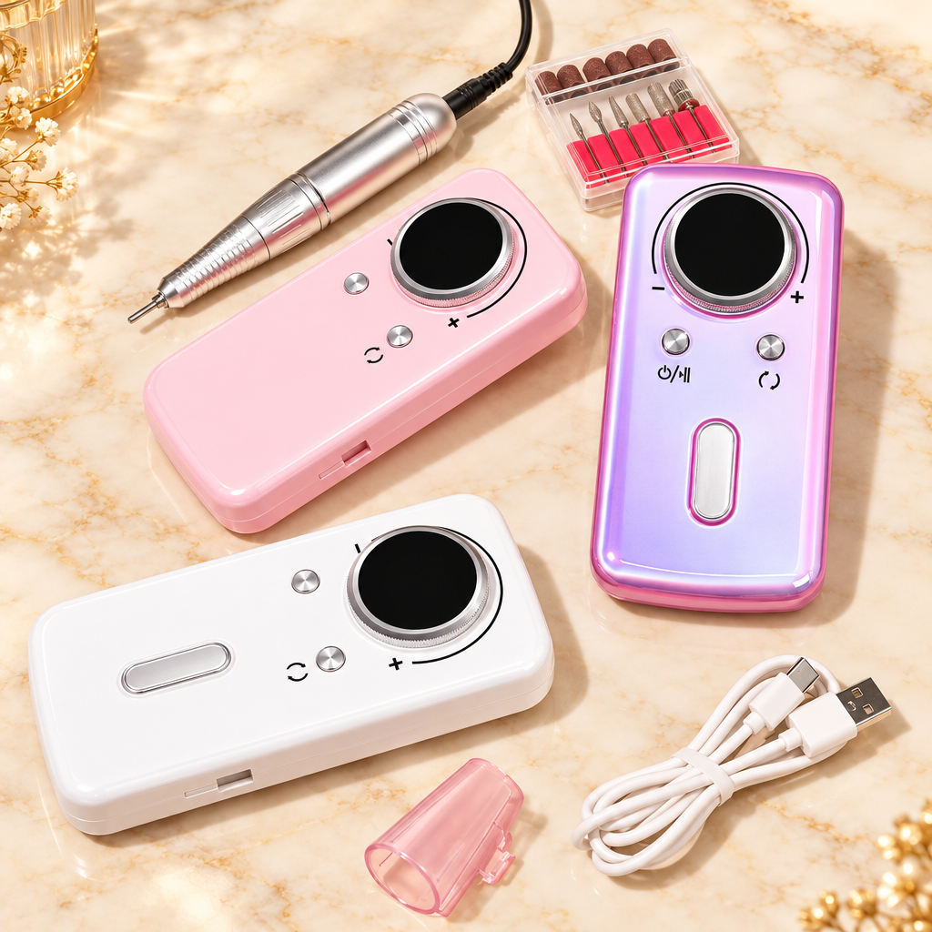 Cordless electric nail drill