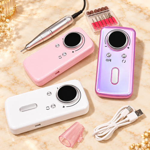 Cordless electric nail drill