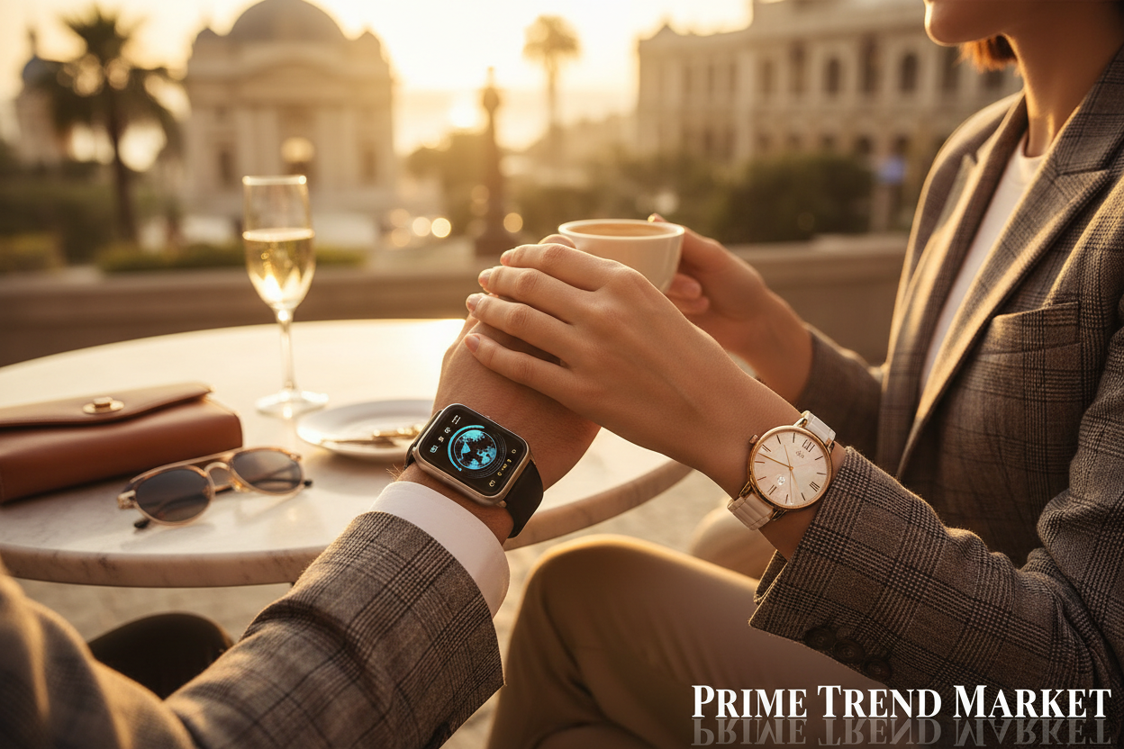 His & Hers Watch Bundle | Full Touch Smartwatch + ZD5UM AI Smart Watch — Prime Trend Market