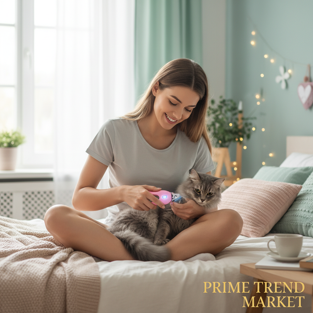 LED Cat Nail Clipper with Safety Light — Stress-Free Pet Grooming Tool — Prime Trend Market
