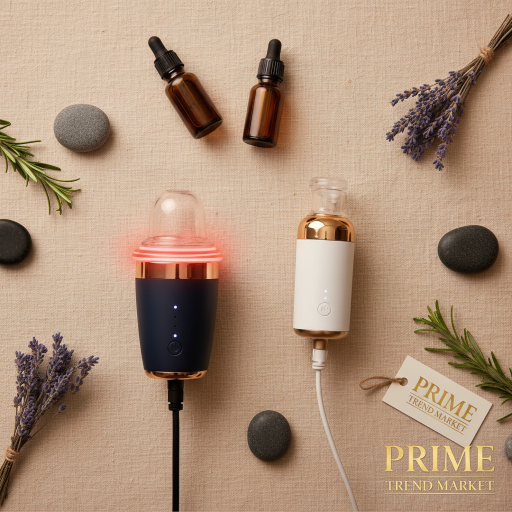 Cupping Therapy Flat Lay