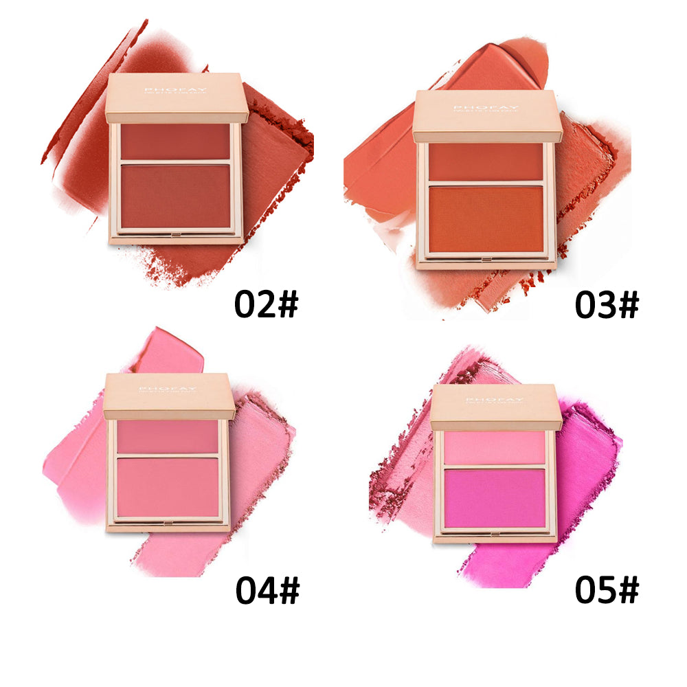 Double-Take Cream & Powder Blush Duo — Smooth, Weightless & Buildable | 6 Shades + Sets — Prime Trend Market