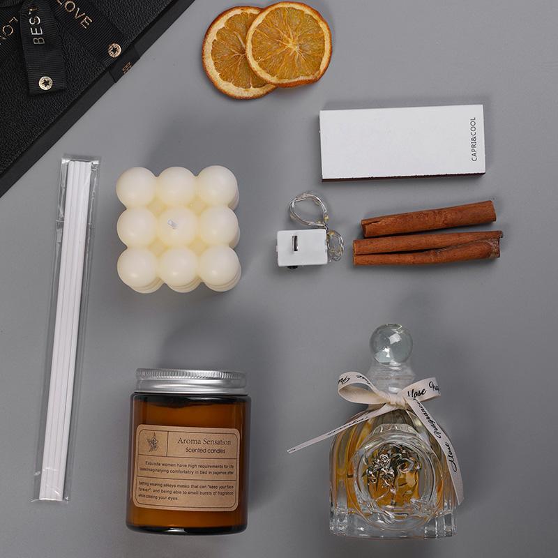 Aromatherapy Candle Gift Box — Luxury Black Box | Premium Scented Candle Gift Set — Prime Trend Market