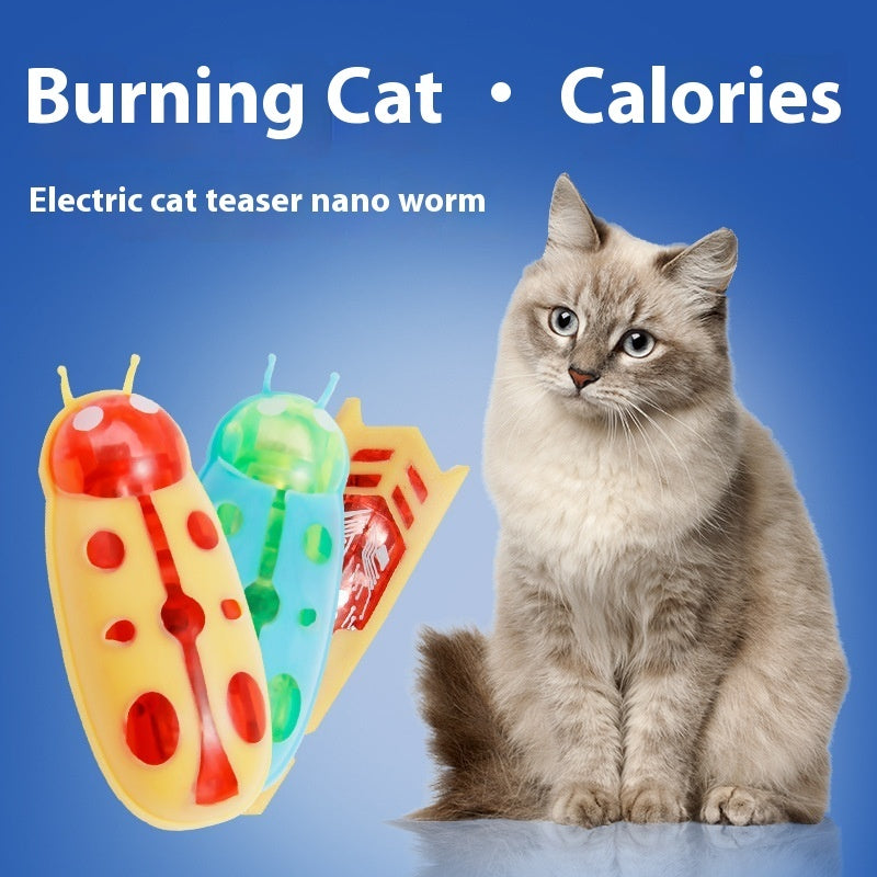 Luxury Nano Jumping Insect Cat Teaser Toy — Electric Worm Bug Toy for Cats — Prime Trend Market