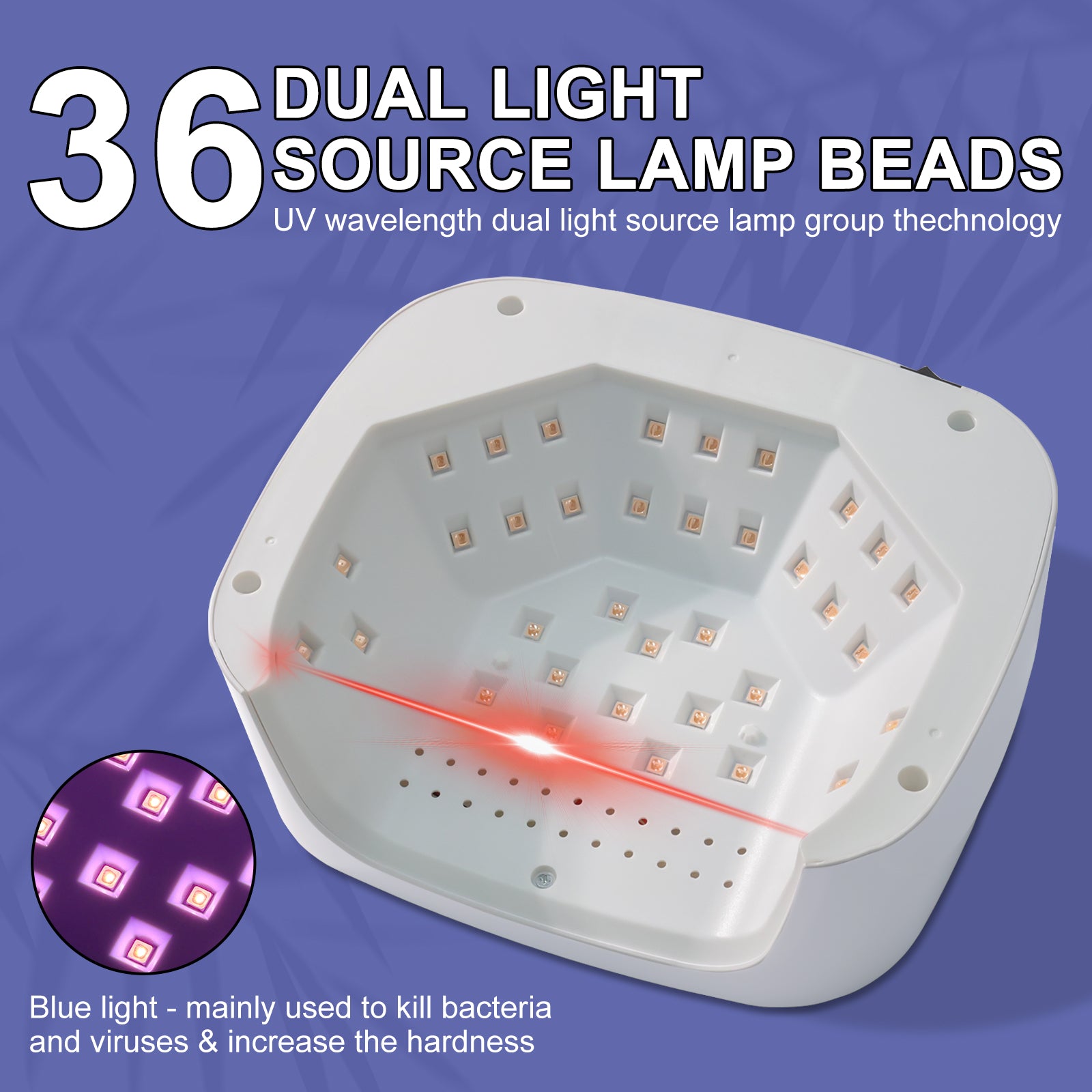 Cordless Rechargeable UV LED Nail Lamp | 4 Timers | Auto Sensor | LCD Display | Gel Polish Dryer — Prime Trend Market