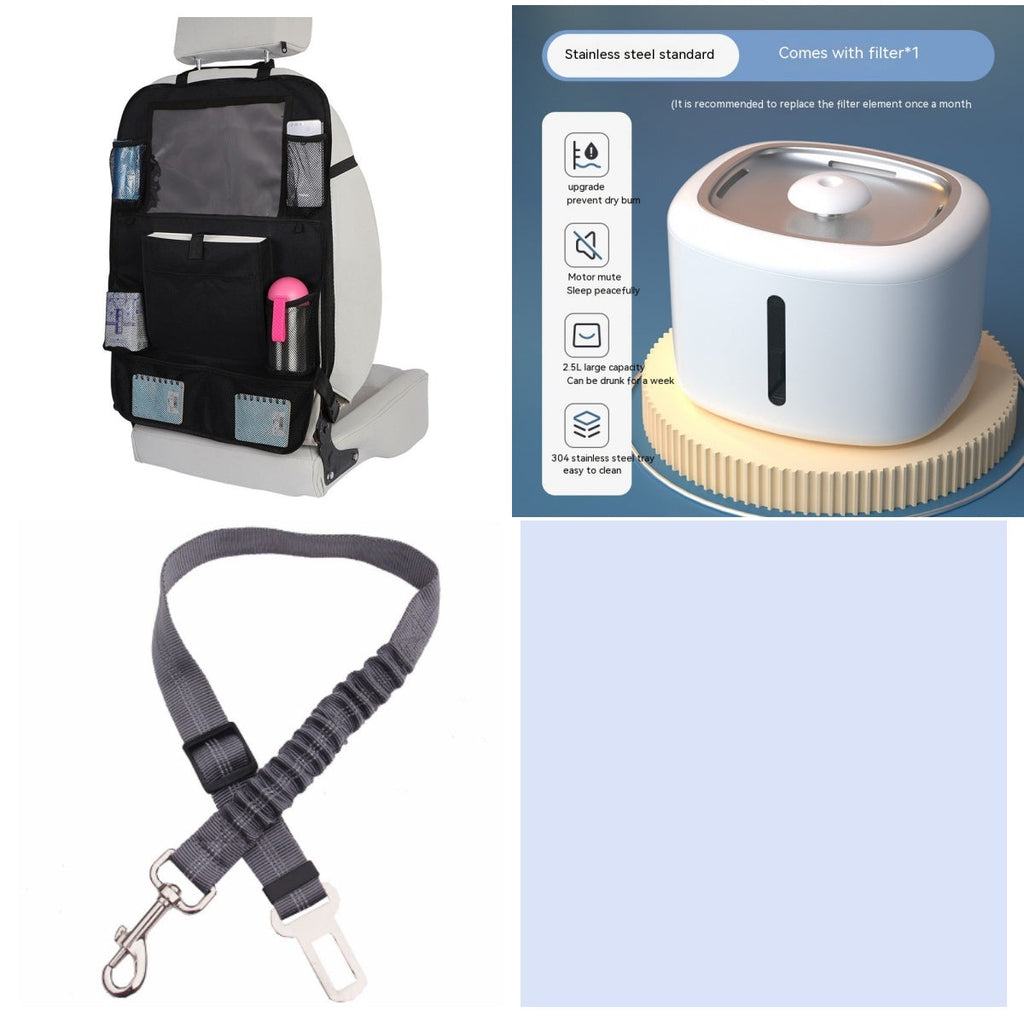Luxury Smart Pet Water Fountain — Auto-Circulation, LED Light, 7 Colors & 4 Styles — Prime Trend Market