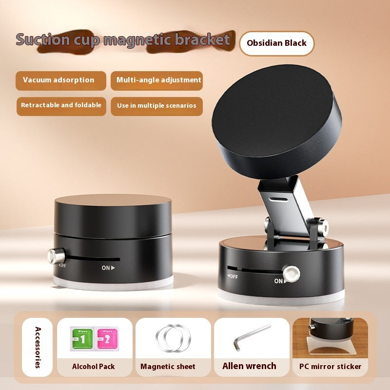 Magnetic Vacuum Car Phone Holder | 360° Adjustable | Foldable Suction Cup | Hands-Free Navigation — Eliza & Tuan