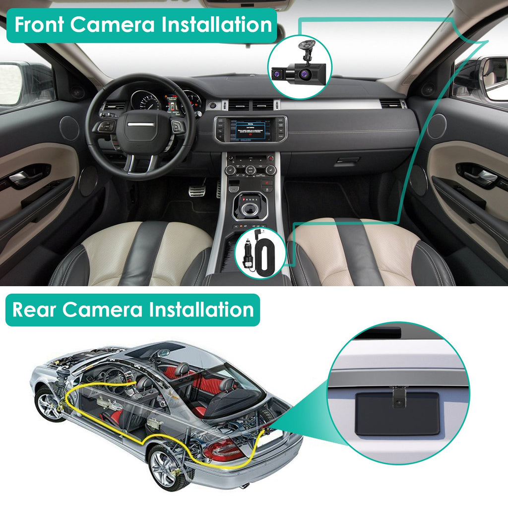 2K 3-Channel Dash Cam | GPS + WiFi | G-Sensor | Parking Monitor | Night Vision | App Control — Prime Trend Market