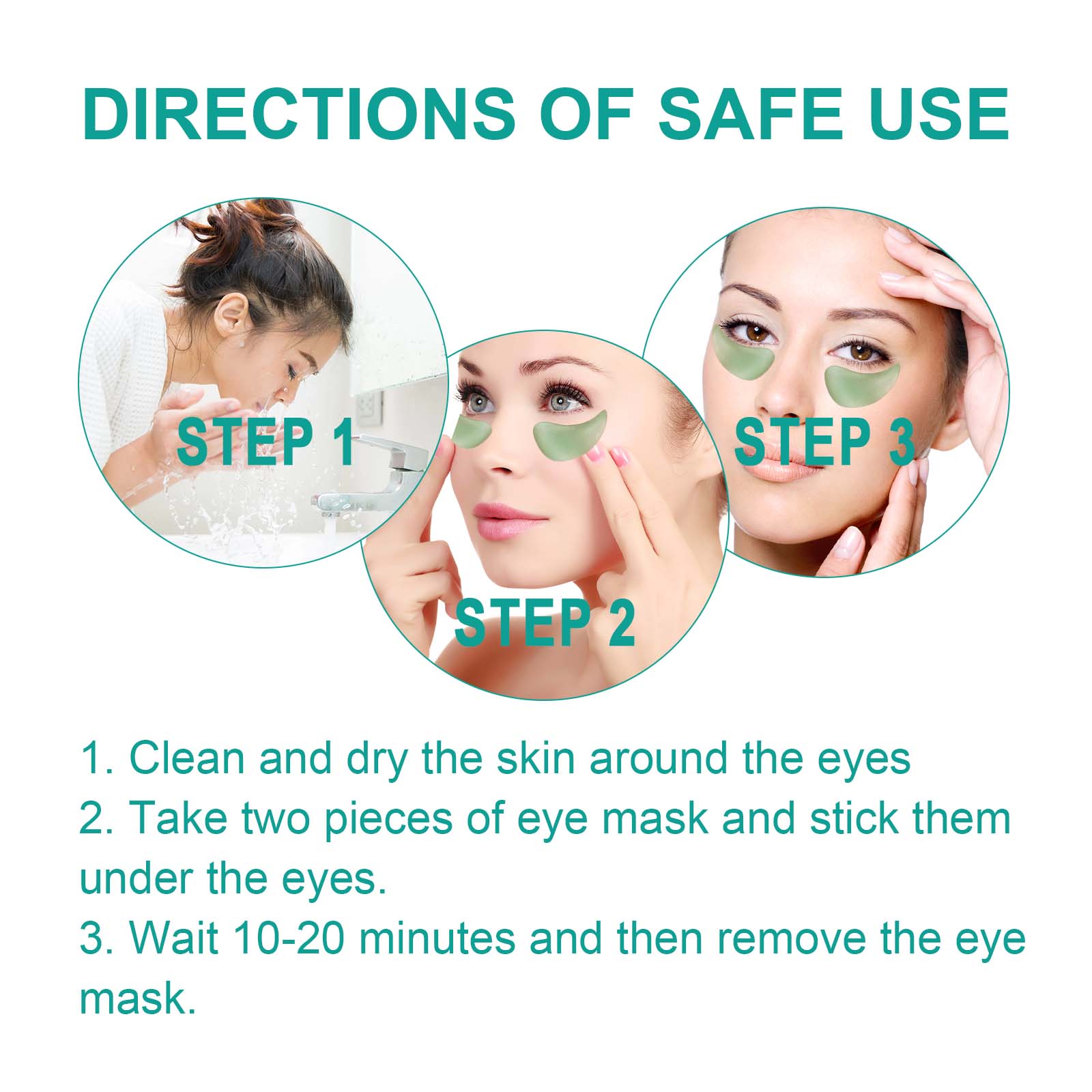 EELHOE Chlorella Vera Hydrogel Eye Mask — Dark Circles, Puffiness & Fine Lines — Prime Trend Market