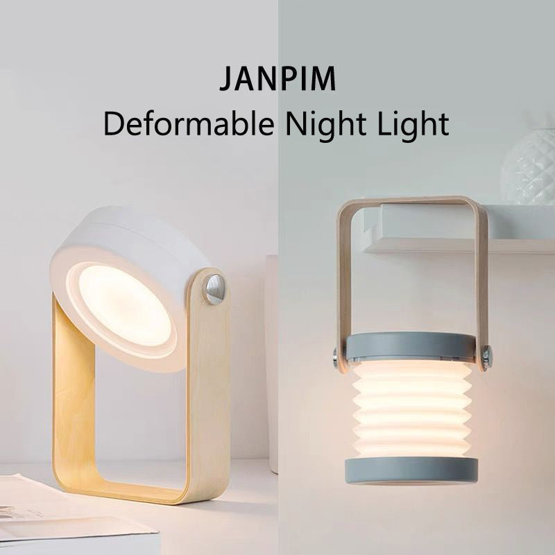 Foldable LED Lantern Night Light — Touch Dimmable Portable Table Lamp | USB Rechargeable Home Decor — Prime Trend Market