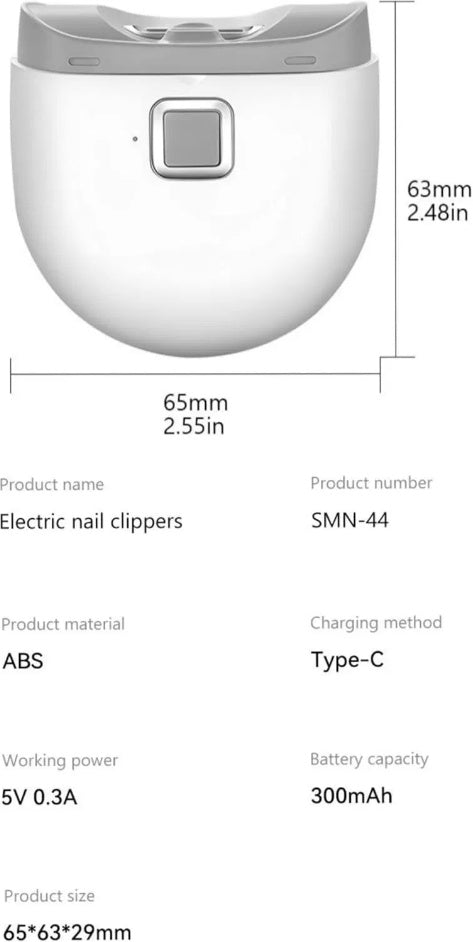 Safety Electric Nail Clipper — Automatic Thick Nail Trimmer | Professional At-Home Nail Tool — Prime Trend Market