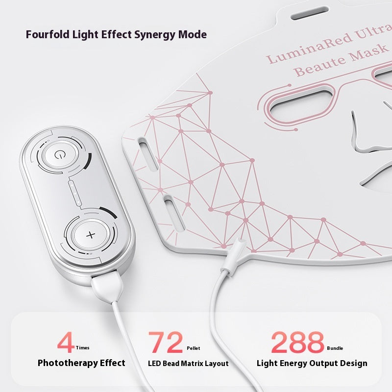 4-in-1 Flexible LED Light Therapy Face Mask | Quadruple Wavelength Photon Skin Rejuvenation — Prime Trend Market