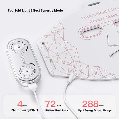 4-in-1 Flexible LED Light Therapy Face Mask | Quadruple Wavelength Photon Skin Rejuvenation — Prime Trend Market