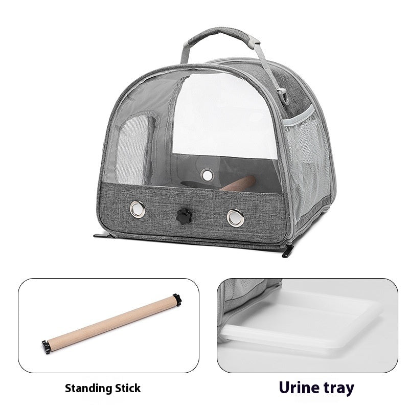 Luxury Portable Foldable Pet Outing Cage – Breathable Travel Carrier for Cats & Dogs — Prime Trend Market