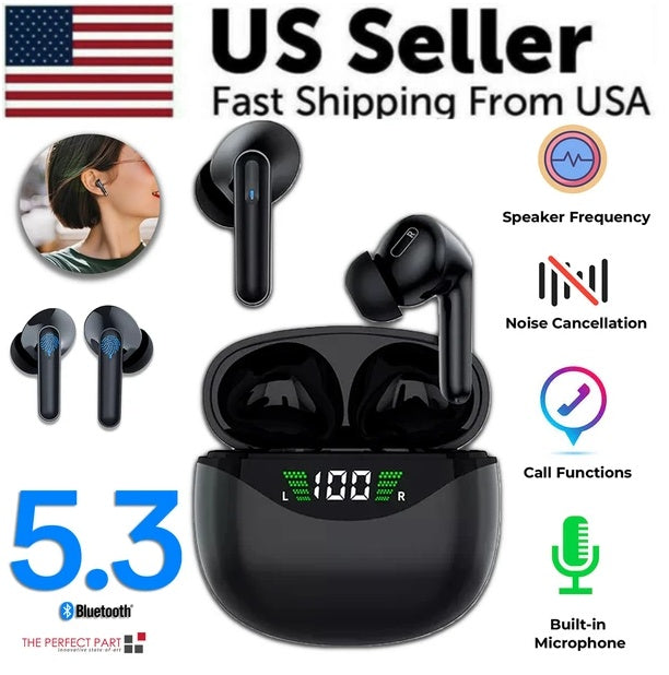 ANC Pro Wireless Earbuds | Bluetooth 5.1 IPX8 Waterproof with LED Charging Case — Prime Trend Market