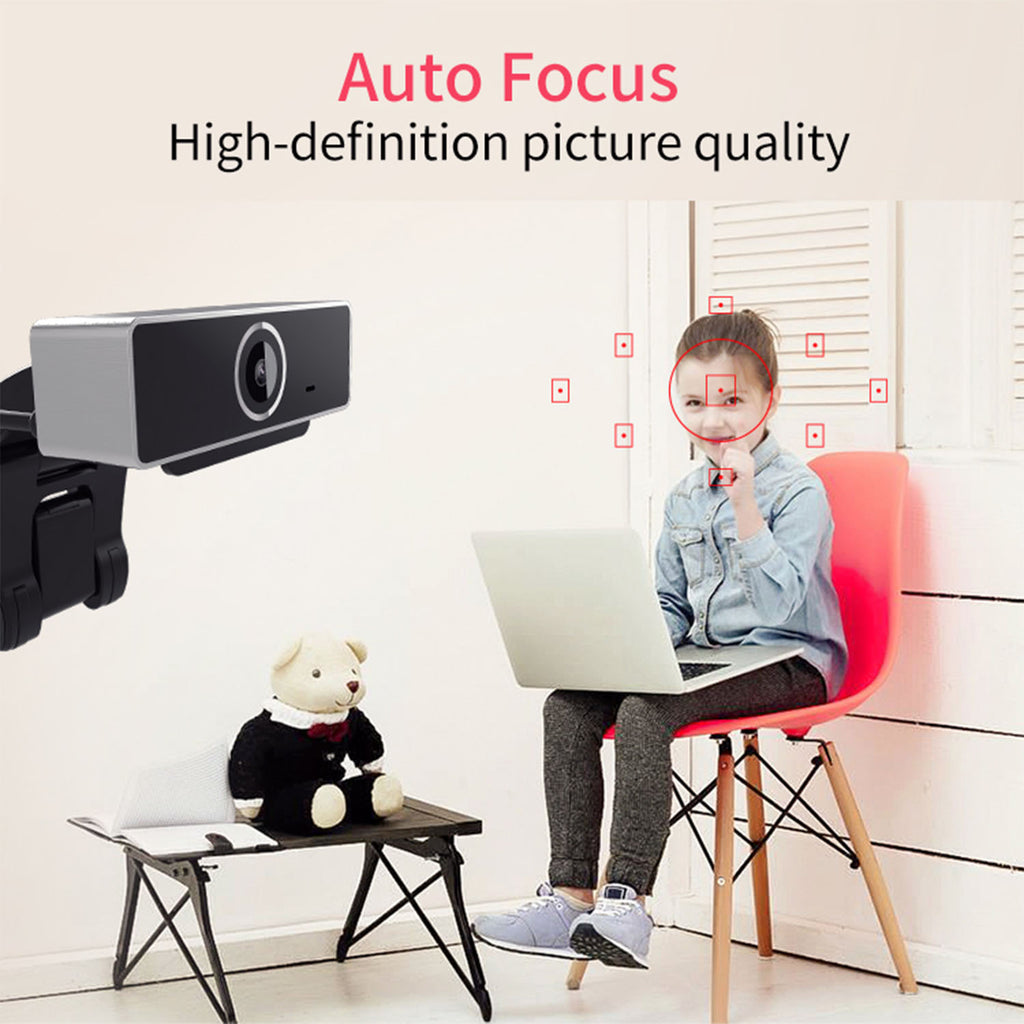 FHD 1080P Webcam with Microphone — USB Plug & Play for Streaming, Video Calls & Conferencing — Prime Trend Market