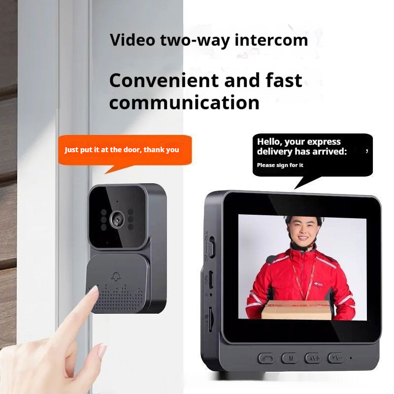 Smart Wireless Video Doorbell Camera | No-Drill Install, HD Night Vision, Two-Way Talk & Cloud Storage — Prime Trend Market