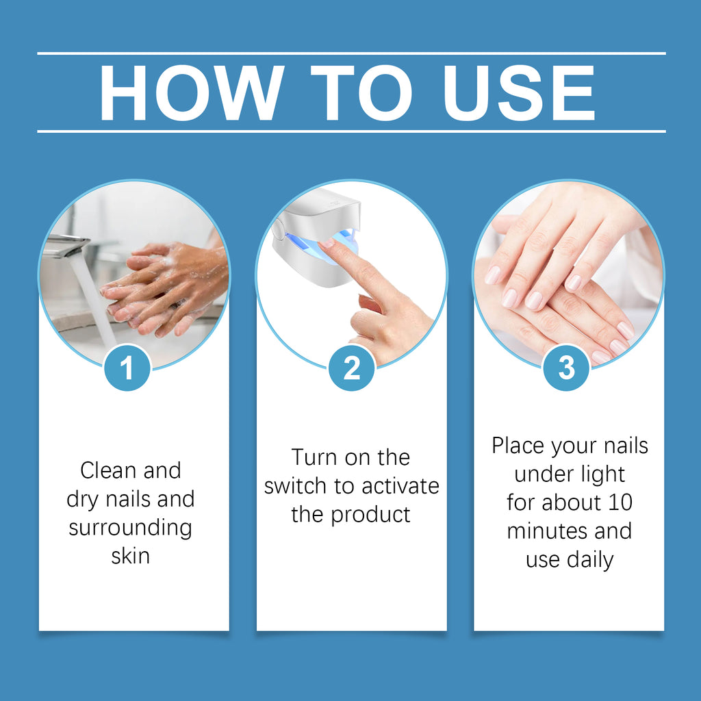 Nail Repair & Polishing Device – Gentle Laser Nail Care Tool | Repairs Damaged & Brittle Nails — Prime Trend Market