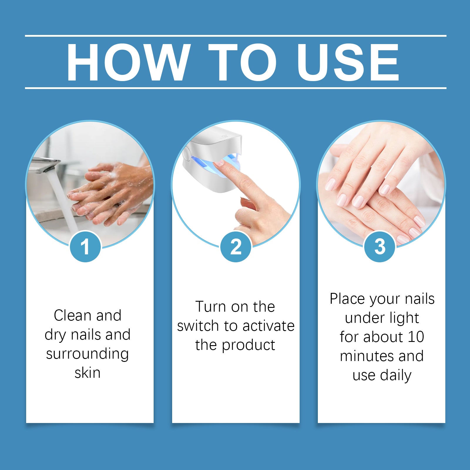 Nail Repair & Polishing Device – Gentle Laser Nail Care Tool | Repairs Damaged & Brittle Nails — Prime Trend Market