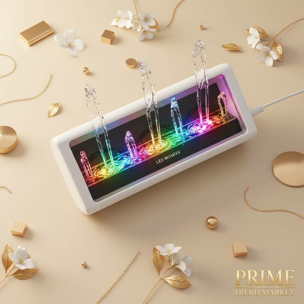 Dancing Water LED Speaker — Color-Synced Fountain Lights & 3D Surround Sound — Prime Trend Market