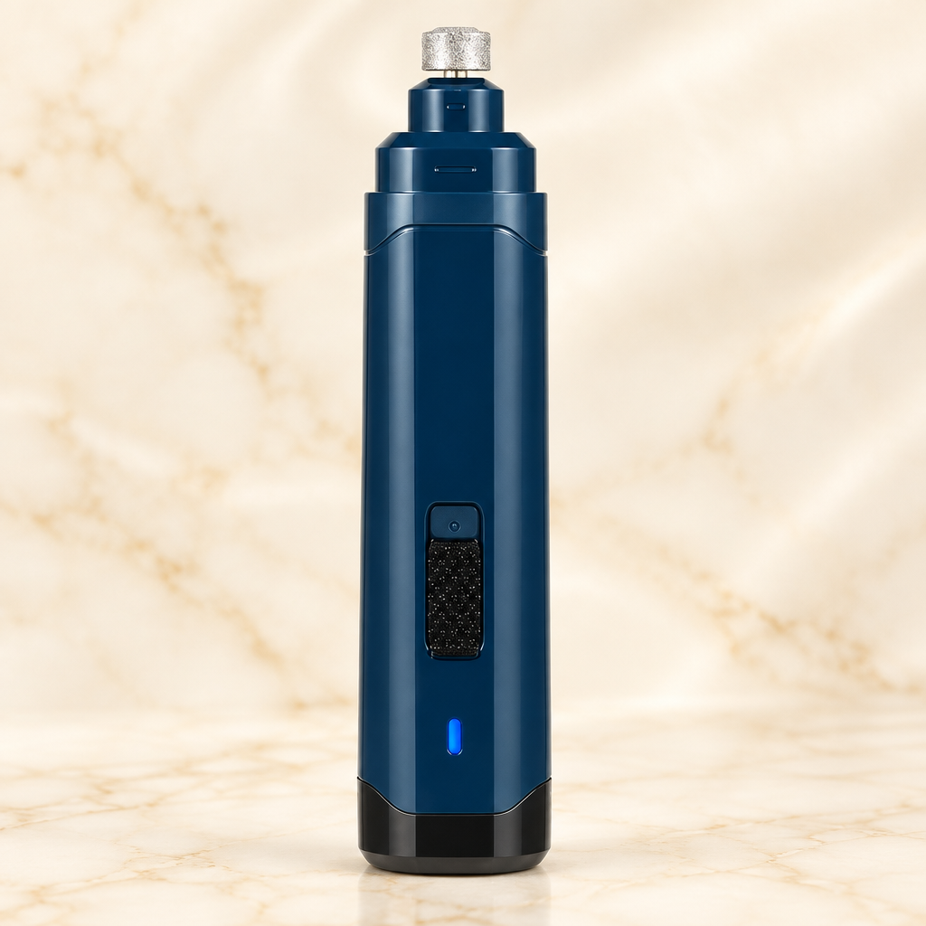 Dark-blue pet nail grinder