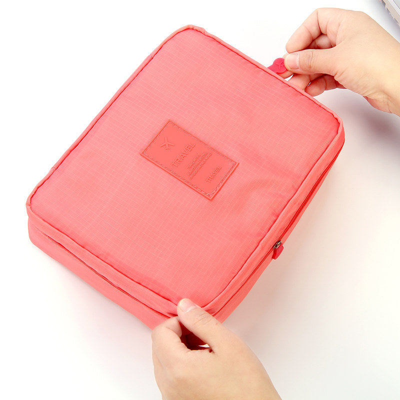 Waterproof Travel Cosmetic Bag — Multi-grid Divider Toiletry & Makeup Organizer — Prime Trend Market