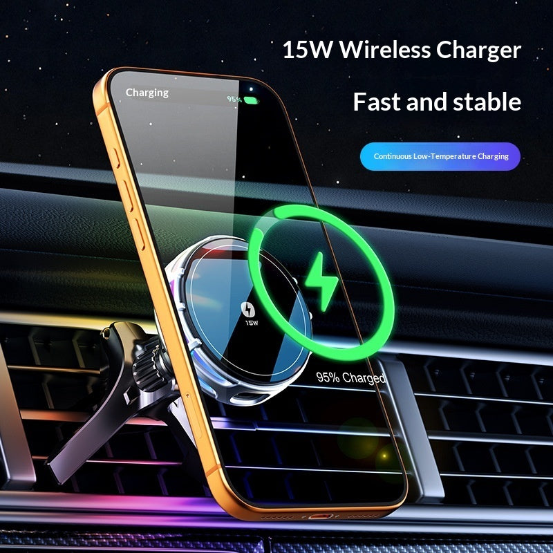 15W Magnetic Wireless Car Mount — Mirror Finish — Prime Trend Market