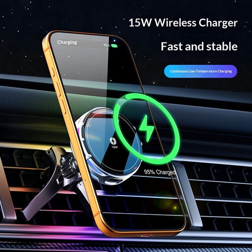 15W Magnetic Wireless Car Mount — Mirror Finish — Prime Trend Market