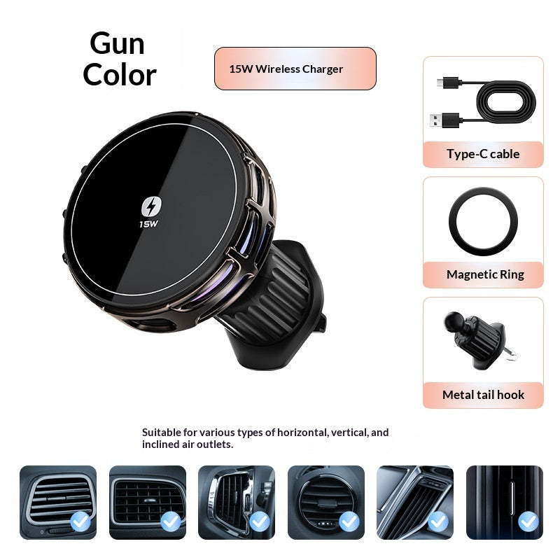 15W Magnetic Wireless Car Mount — Mirror Finish — Prime Trend Market