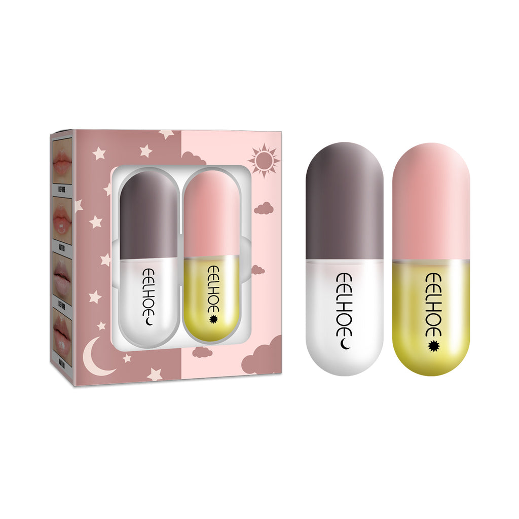 EELHOE Day & Night Lip Plumping Capsule — Volumizing, Moisturizing & Anti-Fine Line Lip Serum — Prime Trend Market