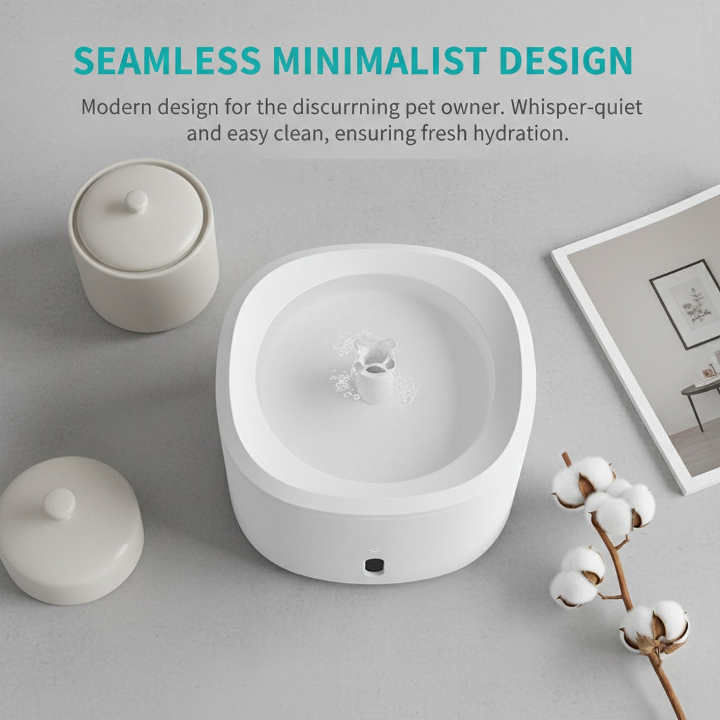 Smart Motion Sensor Pet Water Fountain — 3L Ultra-Quiet, Anti-Dry Burn, USB Rechargeable for Cats & Dogs — Prime Trend Market