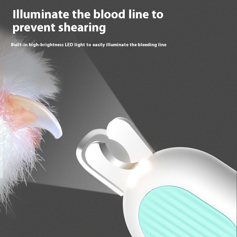 LED Cat Nail Clipper with Safety Light — Stress-Free Pet Grooming Tool — Prime Trend Market