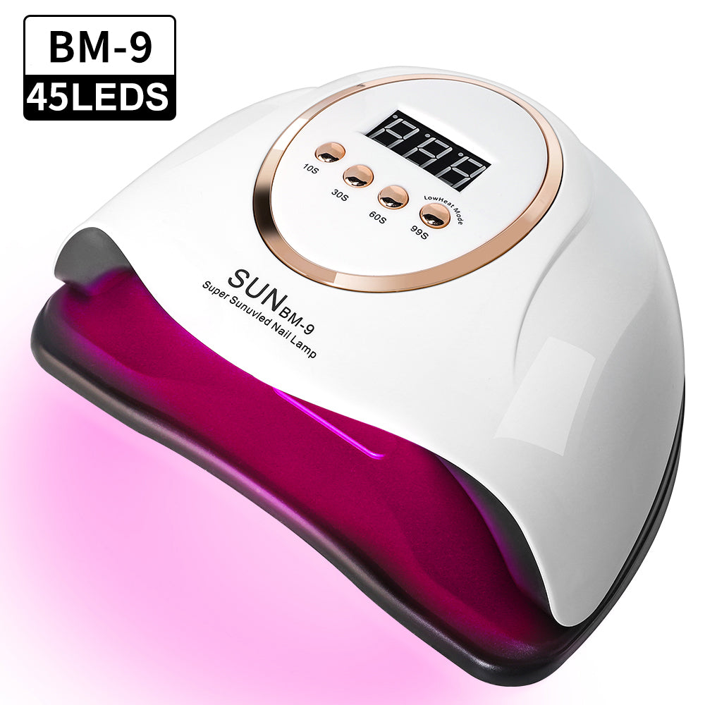 UV LED Nail Lamp – 45 Beads, 4 Timer Settings, LCD Display & Auto Sensor — Prime Trend Market