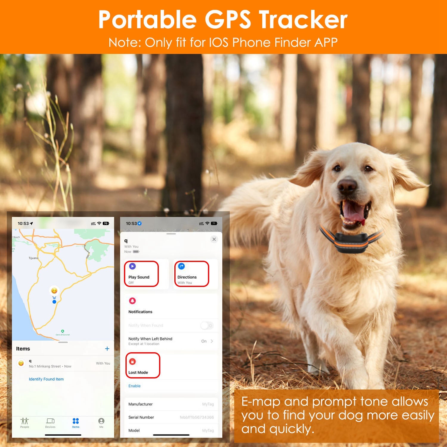 2-in-1 Dog GPS Fence Tracker & Wireless Collar — IPX6 Waterproof, 760 Acres, iOS Compatible — Prime Trend Market
