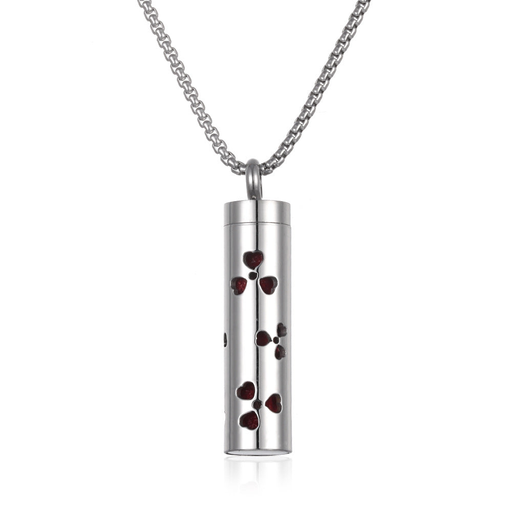 Aromatherapy Essential Oil Pendant Necklace — Titanium Steel Diffuser Locket | 16 Styles + Cotton Pads — Prime Trend Market