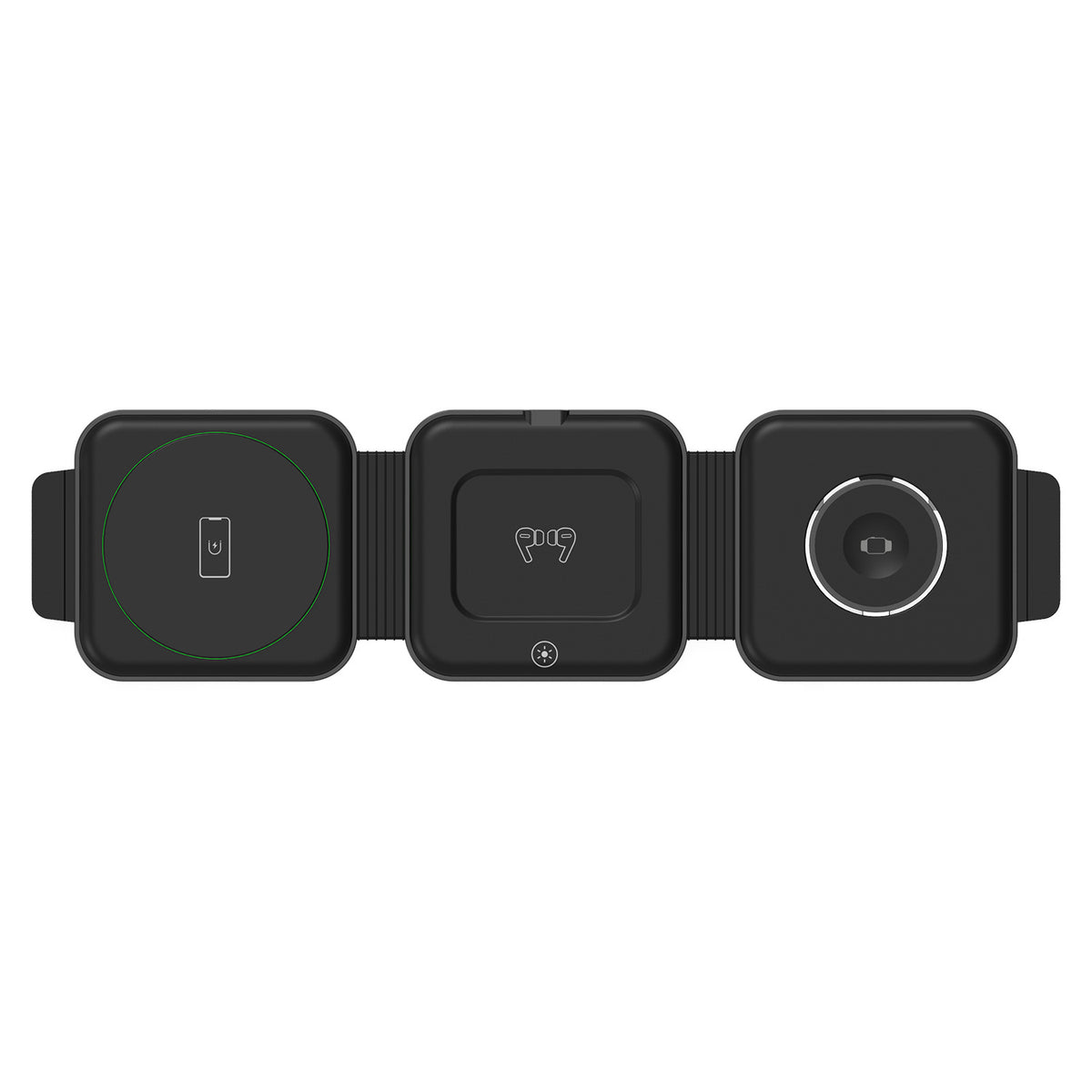 Magnetic 3-in-1 Foldable Wireless Charger — iPhone, Apple Watch & AirPods — Prime Trend Market