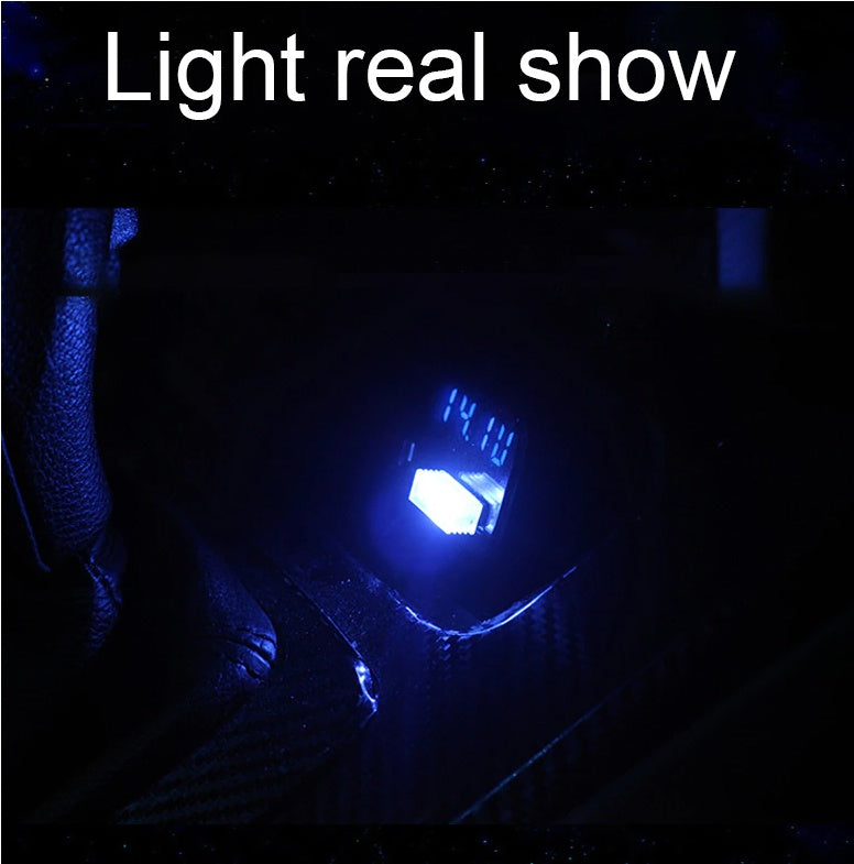 3Pcs Mini Blue LED USB Car Interior Atmosphere Light – Neon Ambient Glow — Prime Trend Market