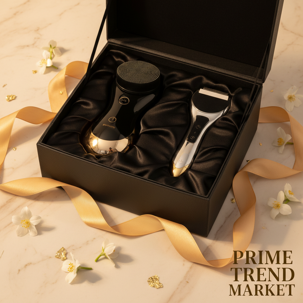 Deep Cleanse Bundle | Sonic Cleansing Brush + Ultrasonic Skin Scrubber — Prime Trend Market