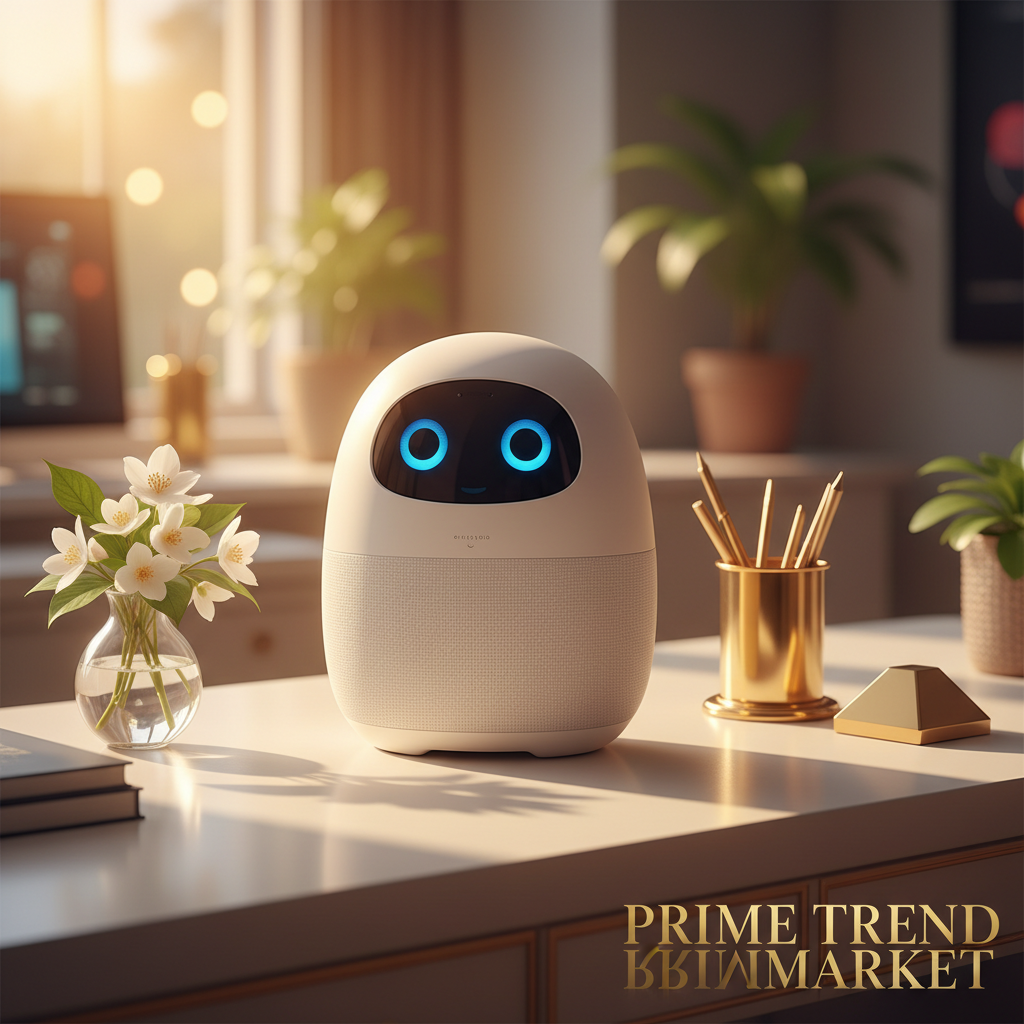 AI Robot Smart Speaker – Voice Assistant & 360° Surround Sound — Prime Trend Market