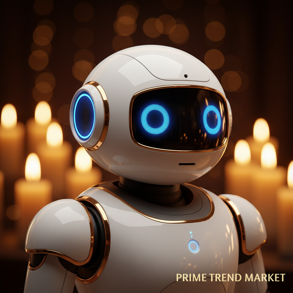 AI Robot Smart Speaker – Voice Assistant & 360° Surround Sound — Prime Trend Market
