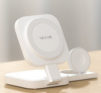 Desktop 3-in-1 Wireless Charger Station — iPhone, Apple Watch & AirPods — Prime Trend Market