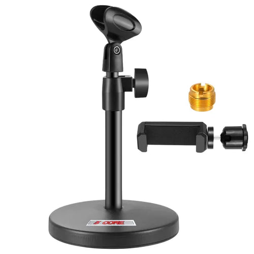 5Core 3-in-1 Desktop Mic Stand — Adjustable Microphone & Phone Holder — Prime Trend Market
